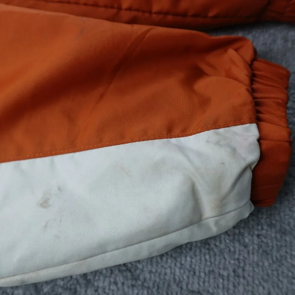 Vintage Texas Longhorns Jacket Men's M Orange White Red Oak Sportswear Hooded